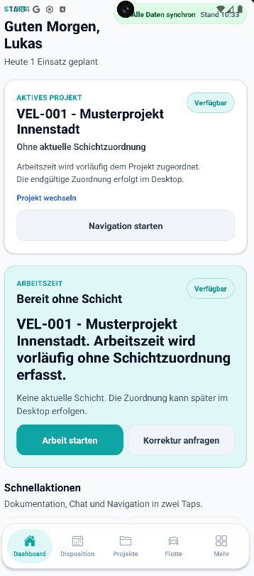 Mobile Einsatz-App